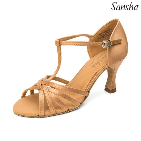 Туфли бальные женские сатин BR15028S JUANETTE (9, TAN)